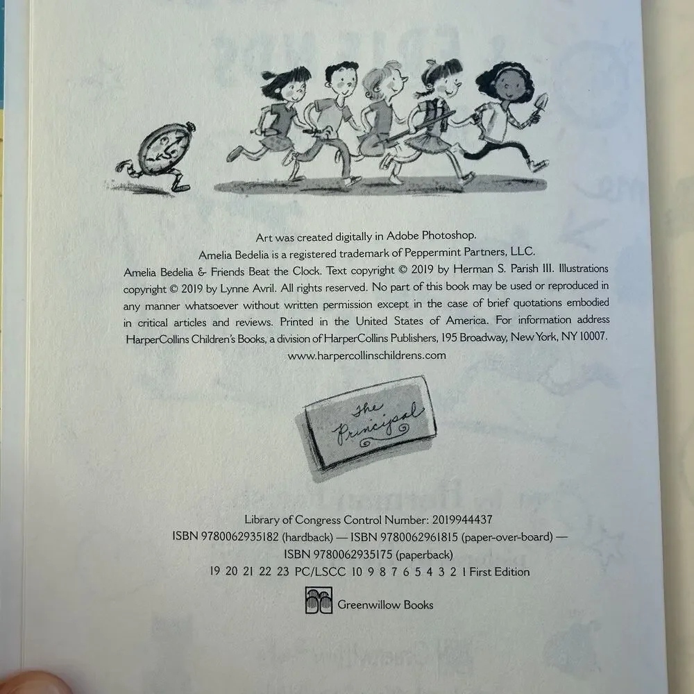 Amelia Bedelia and Friends Book 1 Beat the Clock by Herman Parish Hardcover Book